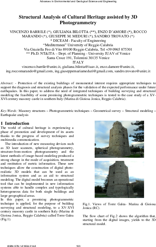 Structural Analysis Of Cultural Heritage Assisted By - Monolith (595x842), Png Download