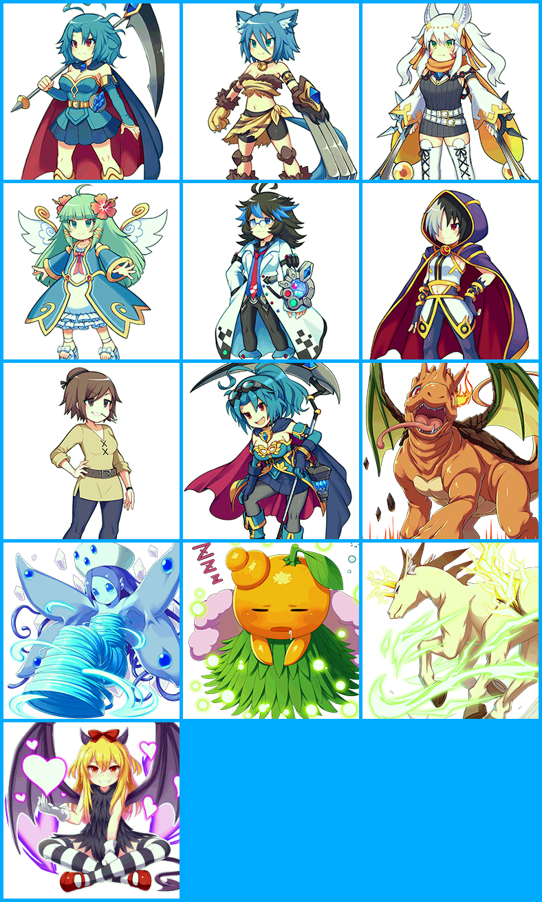 Portraits - Brave Dungeon Sprites (788x1310), Png Download