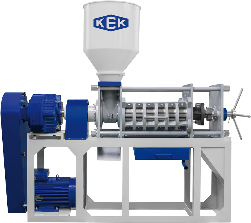 The Kek P0101 Screw Press Is Suitable For A Continuous, - Prensa De Tornillo Sin Fin (1000x840), Png Download