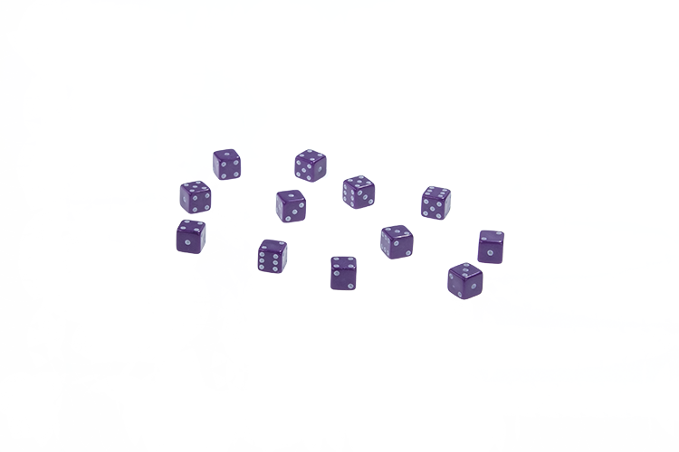 Dice 5mm Purple 6399 500px - Poker (750x500), Png Download