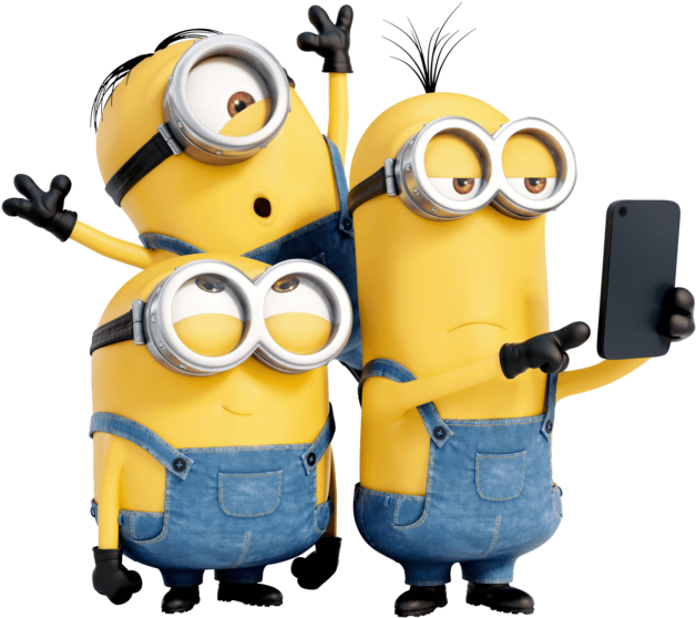 Minions Tomandose Selfie (715x715), Png Download