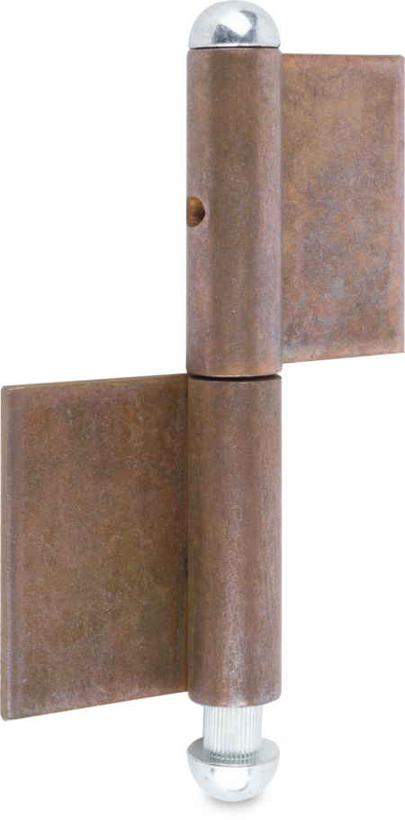 Hinge Steel Blank 80 X 30 X 3 Mm With Loose Pin And - Plywood (450x909), Png Download