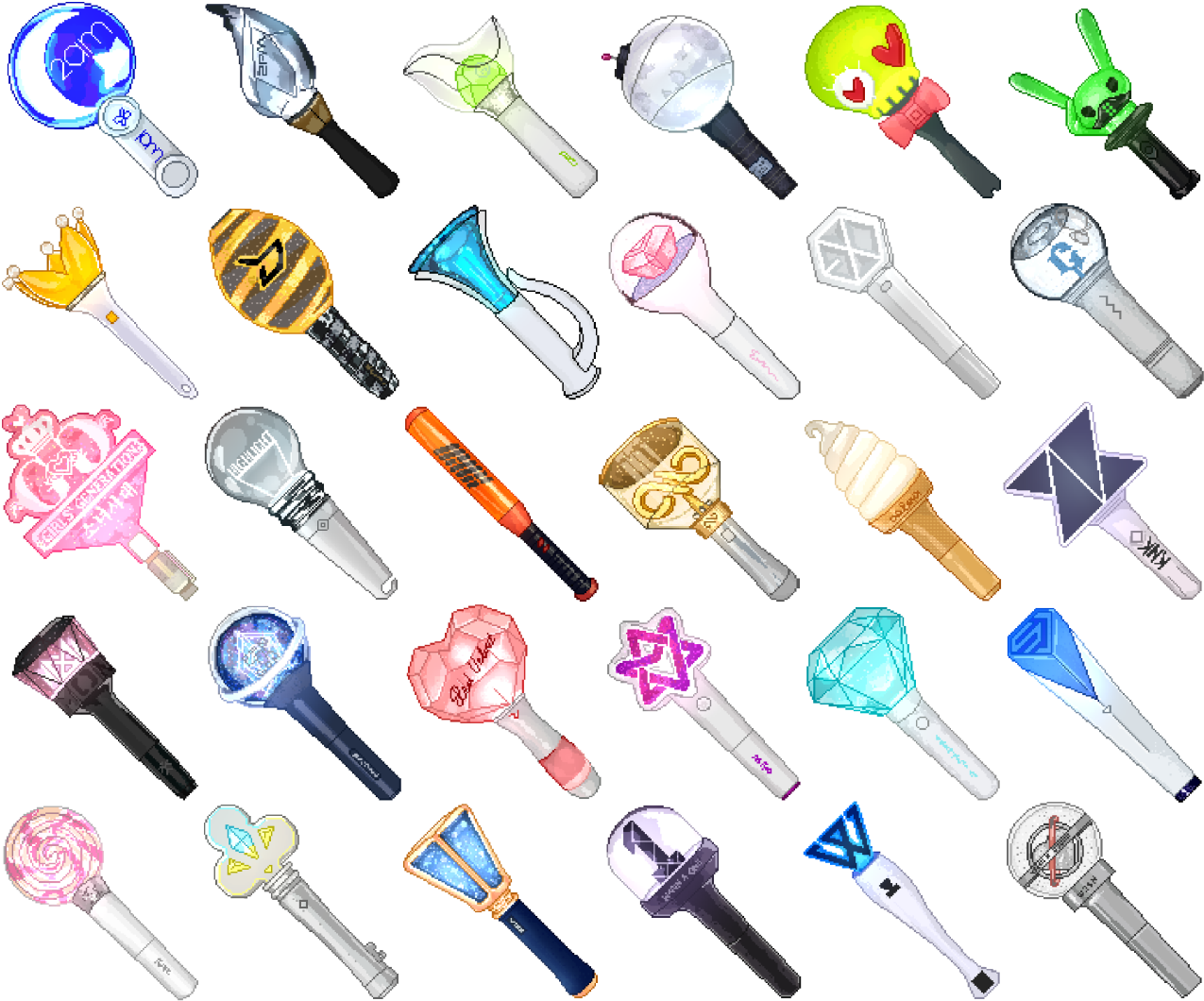 Download All 30 Previous Static Lightstick Cursors Are Now Animated ...