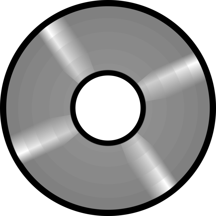 Compact Disc Dvd Blu-ray Disc Disk Storage Computer - Circle (750x750), Png Download