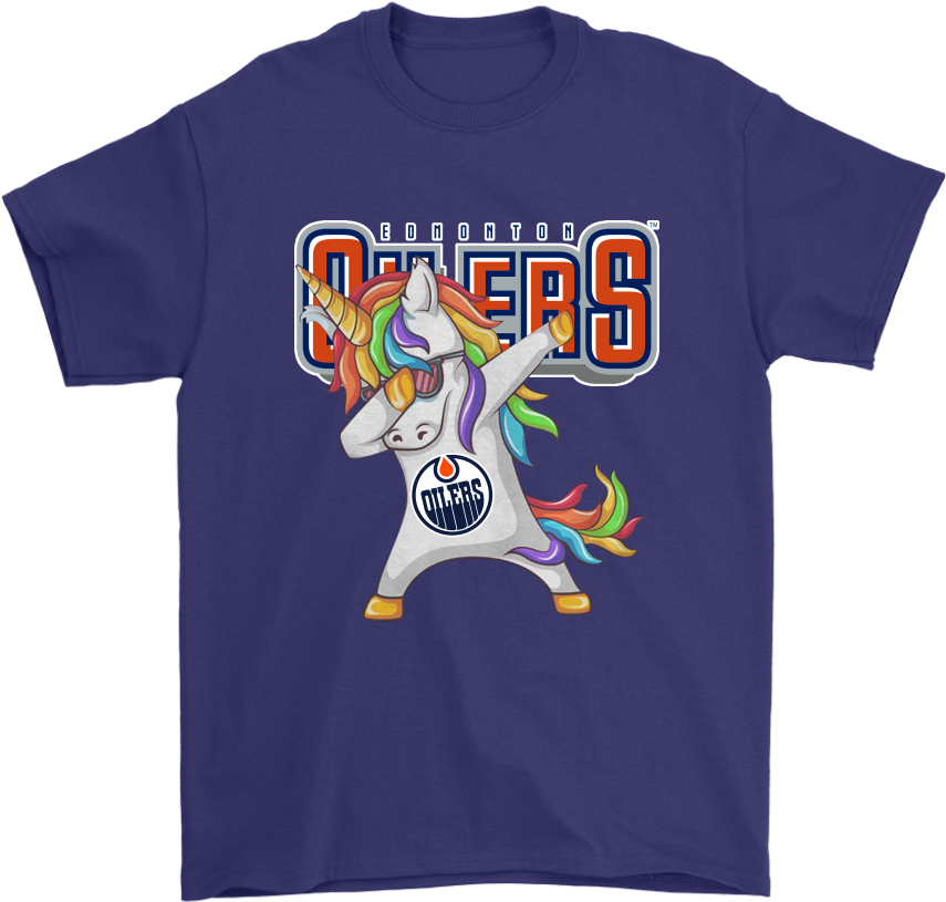 Edmonton Oilers Unicorn Dabbing Hockey Sports Shirts - Edmonton Oilers (1024x1024), Png Download