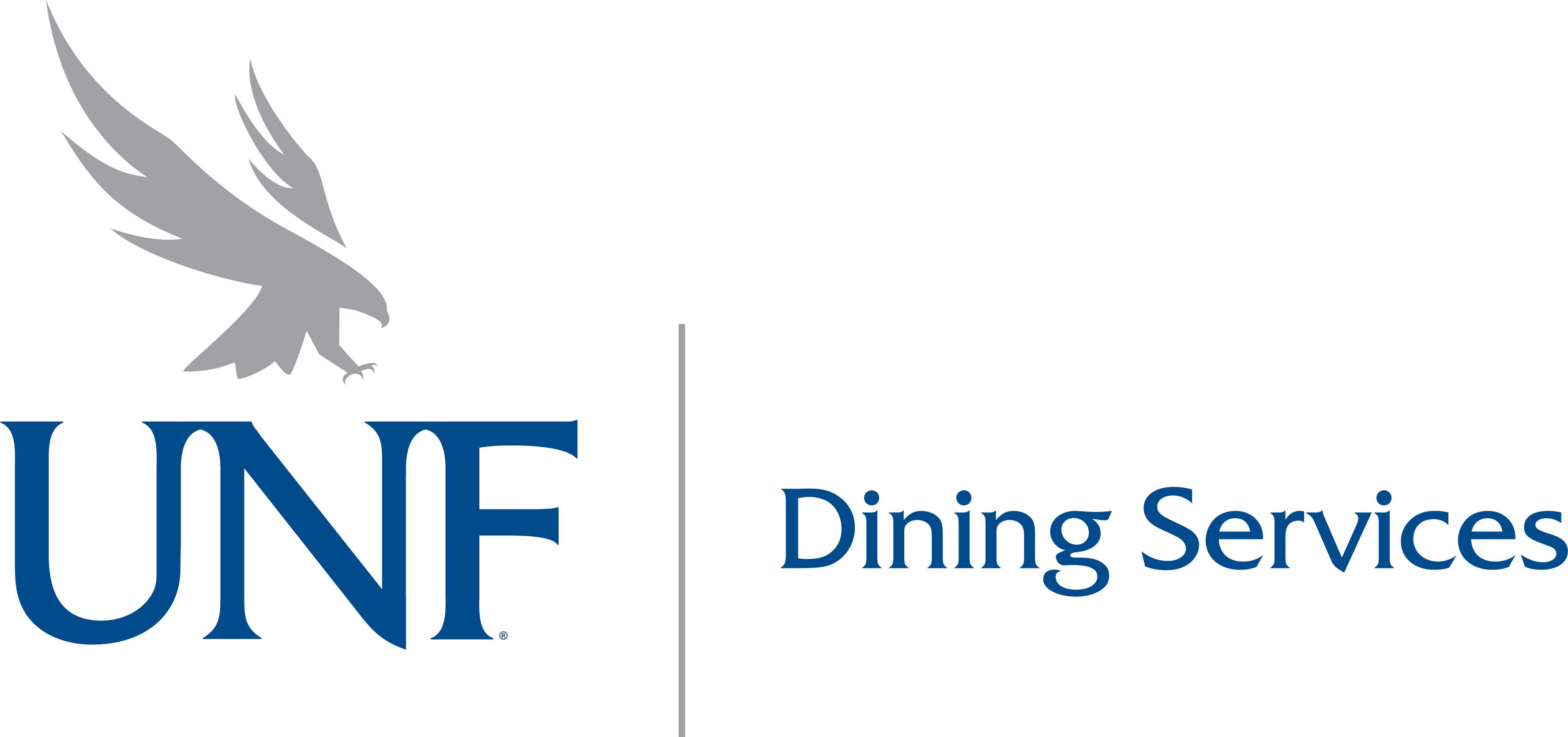 Dineoncampus Green Leaf Logo - University Of North Florida Png (3553x1671), Png Download
