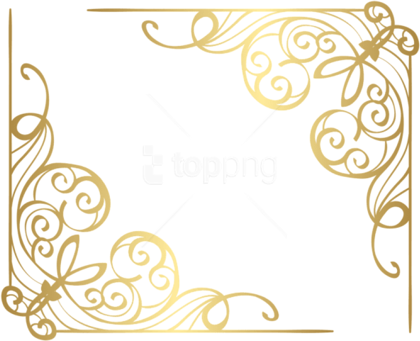Download Free Png Download Corners Gold Clipart Png Photo Png Gold Corner Frame Png Png Image With No Background Pngkey Com