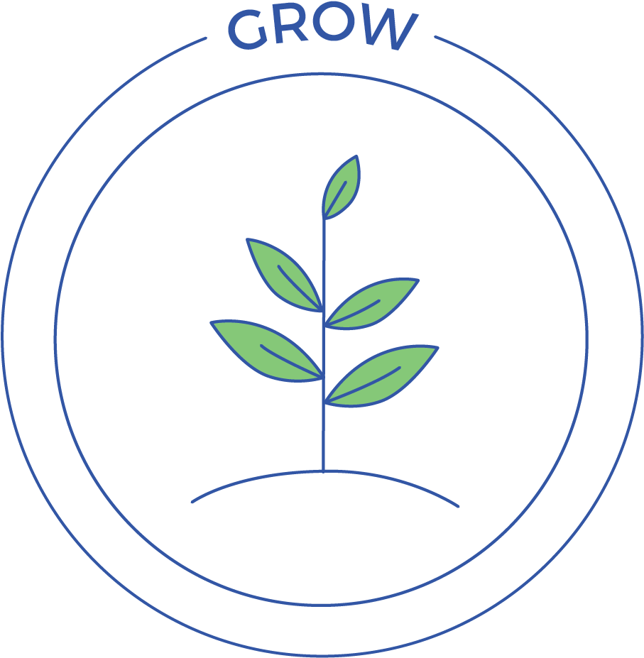 Grow - Democratic Party (906x1029), Png Download