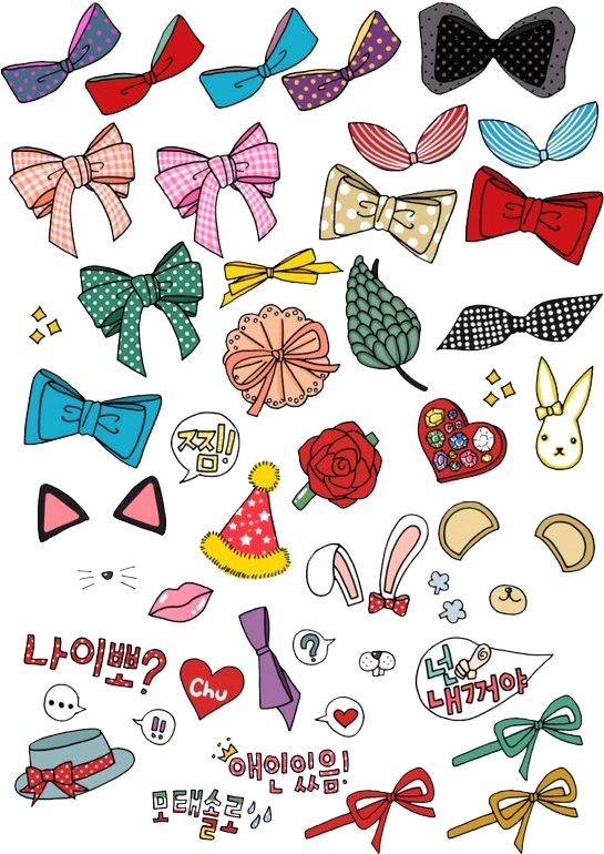 Cute Stickers - สติ ก เกอร์ Png (550x777), Png Download