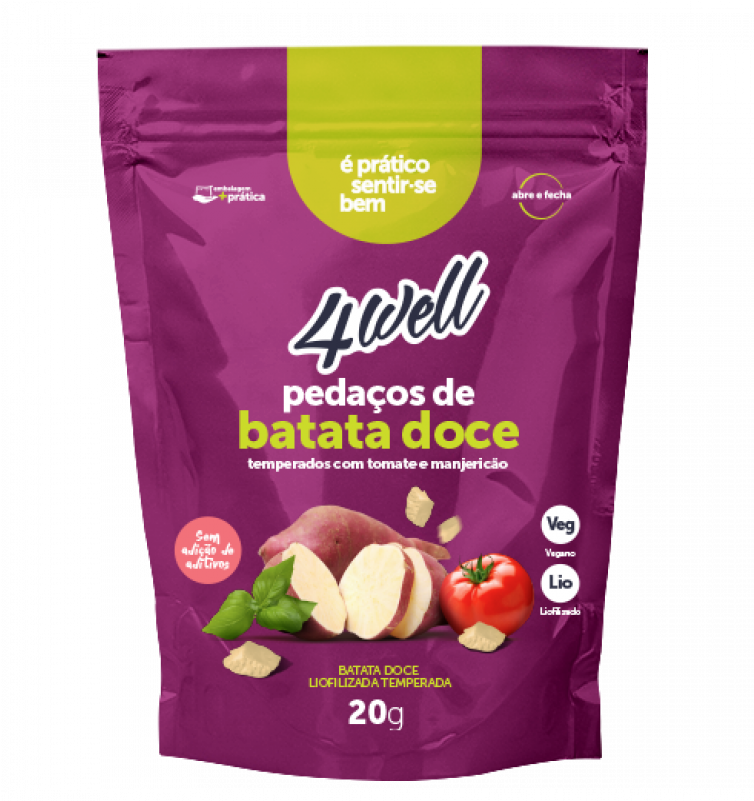 Batata Doce Liofilizada Tomate E Manjerição - Natural Foods (800x800), Png Download