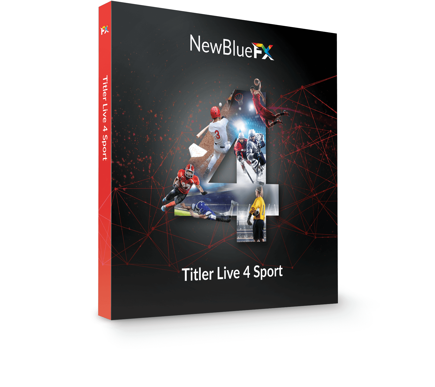 Newbluefx Titler Live 4 Sport - Newblue Titler Live 4 (1800x1800), Png Download
