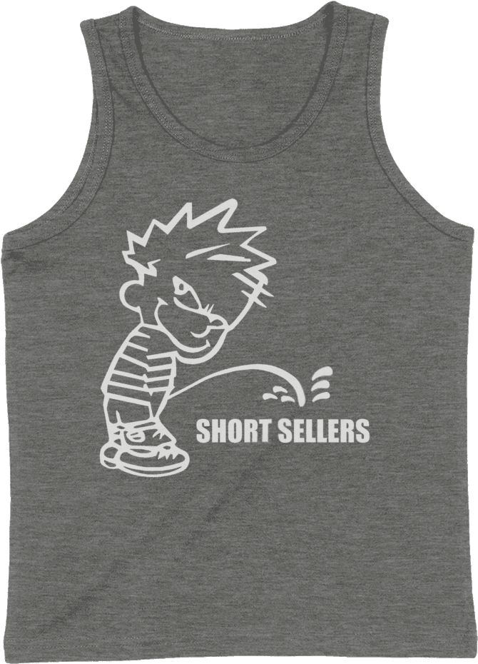 Calvin Pee - Active Tank (1200x1200), Png Download