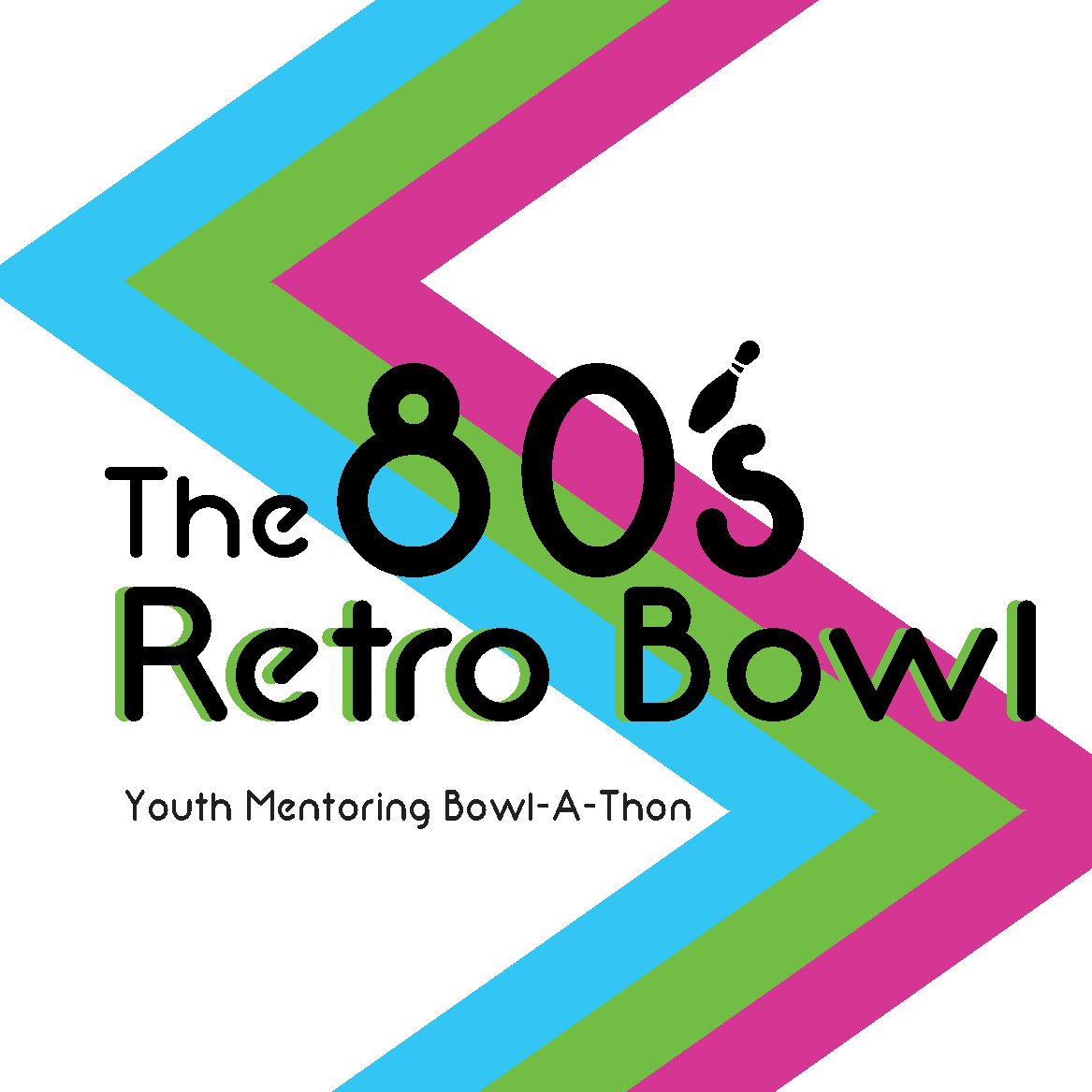 Youth Mentoring 80s Retro Bowl Fundraiser - Graphic Design (1167x1167), Png Download