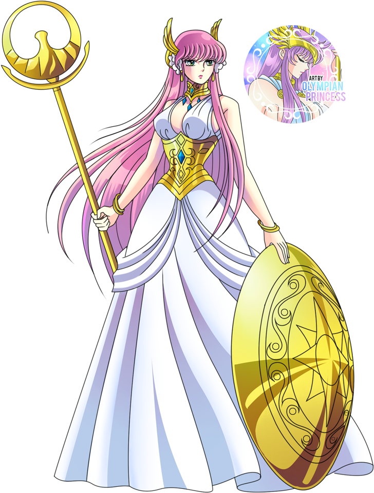 Athena Saori - Saintia Sho - Saint Seiya Saintia Sho Athena (757x1000), Png Download