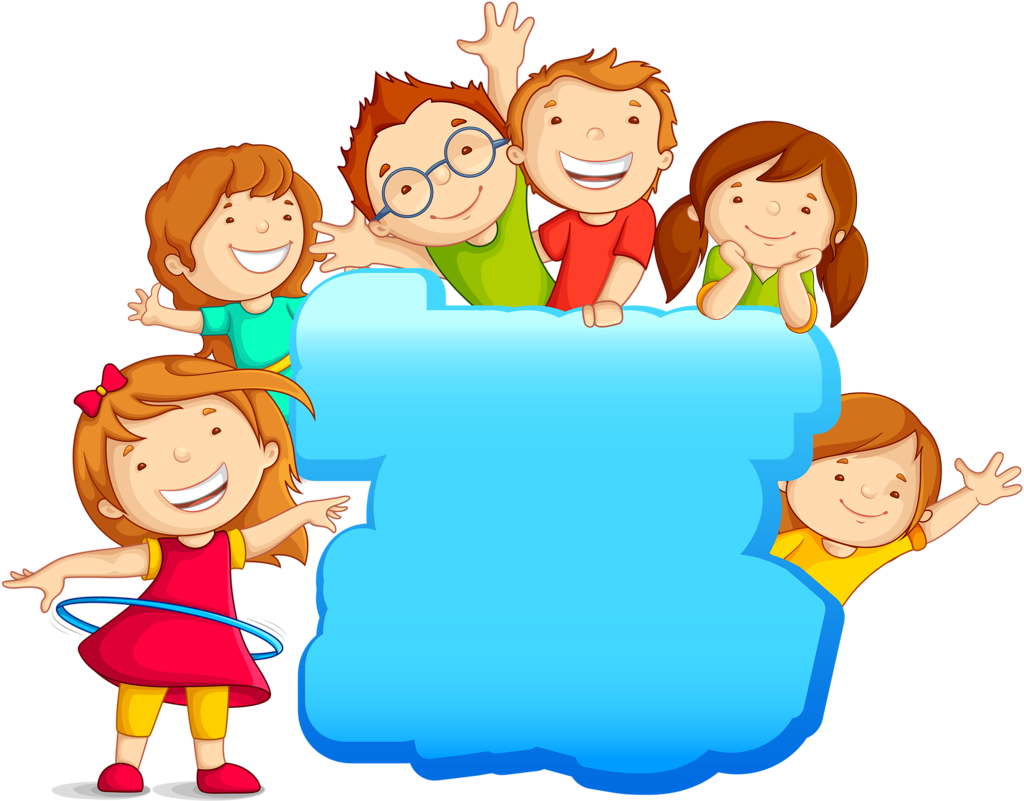 Clipart Of Kids Peeking Over A Book - Clip Art Borders School Themes (1024x801), Png Download