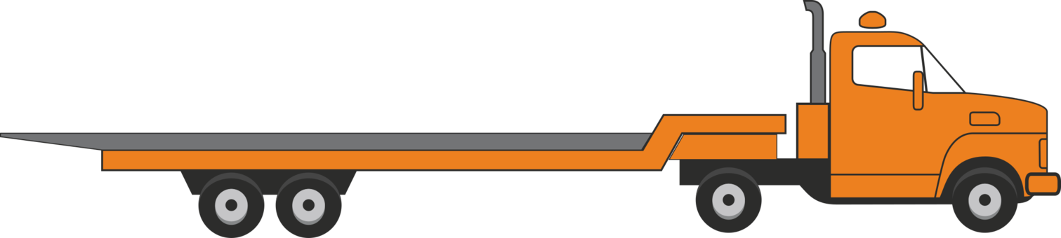 Download Similars - Flat Bed Truck Clipart (1511x340), Png Download