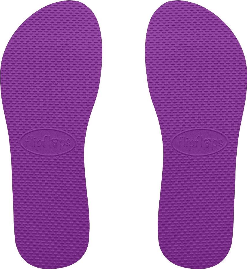 Purple - Flip-flops (1000x1000), Png Download