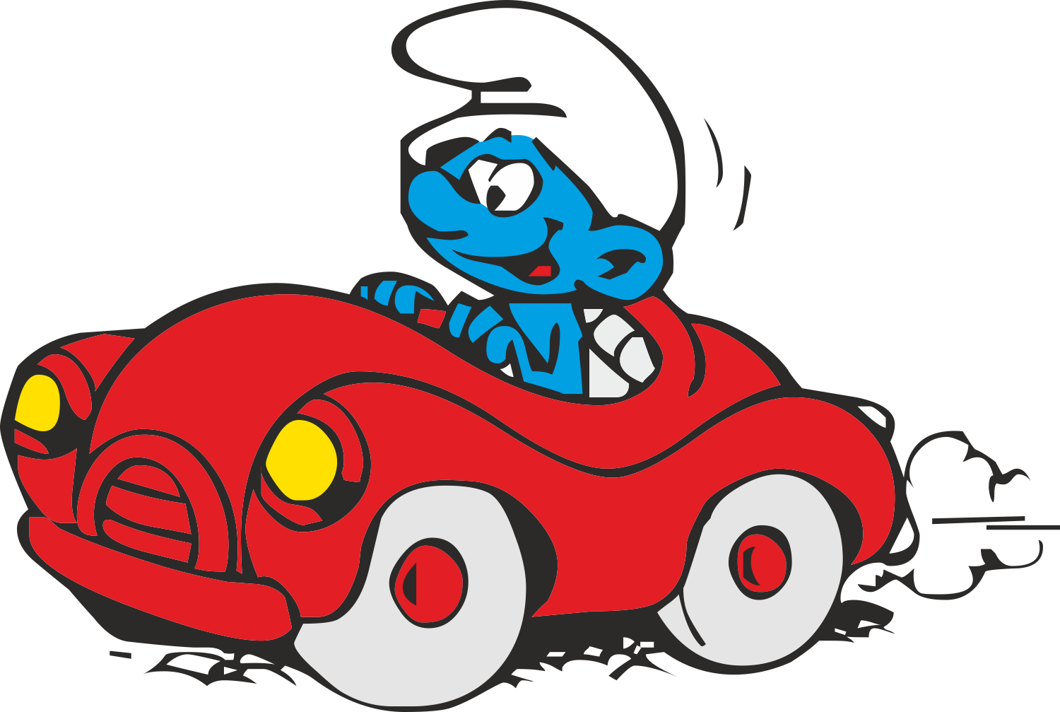 Smurfs Cartoon Character, Smurfs Characters, Smurfs - Προσκλητηρια Βαπτισησ Αγορι Στρουμφακια (1500x1007), Png Download