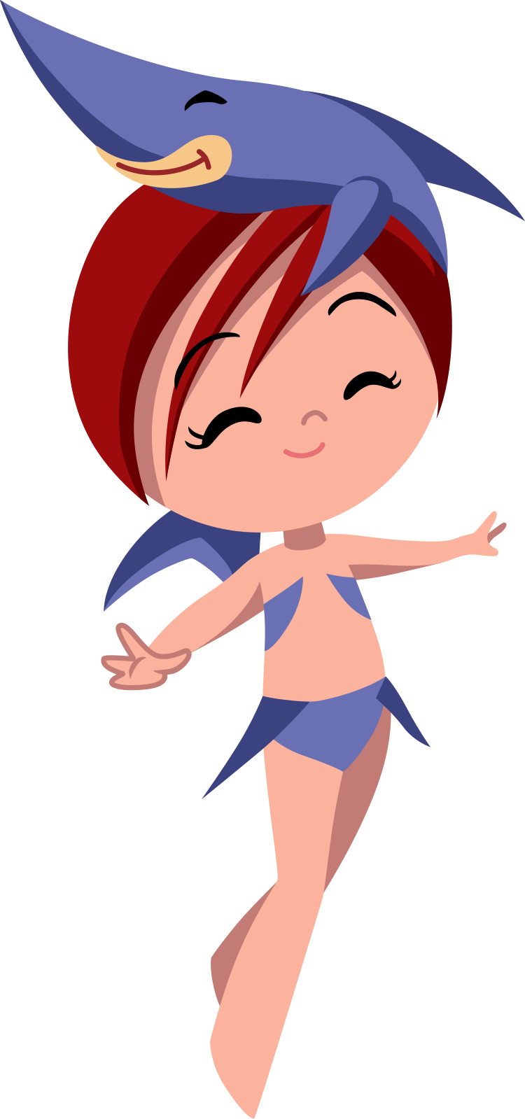 Marli Is The Swordfish Princess, With Her Crown Being - Sea Princesses Characters (750x1599), Png Download