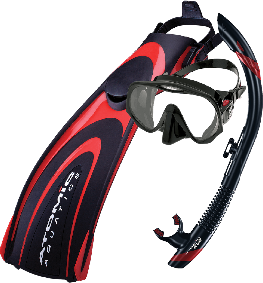 Mask Fins Snorkel Package 1 - Diving Mask (1000x1000), Png Download