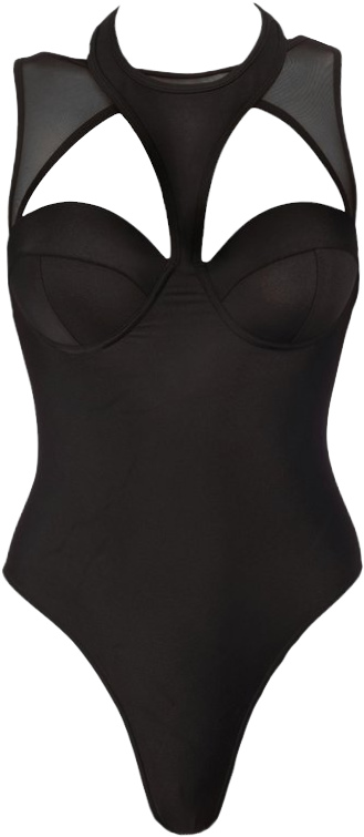 Marrak One Piece Swimsuit- Black - Maillot (683x1024), Png Download
