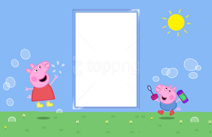Download Free Png Peppa Pig Kidsframe Background Best Stock - Peppa Pig  Birthday Cards PNG Image with No Background 