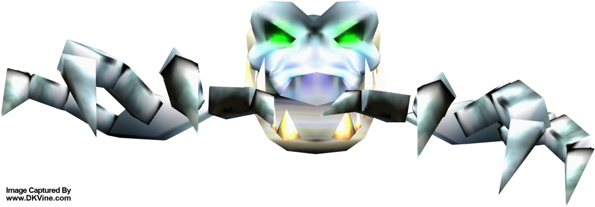 Dk64 Resident Demon (1254x413), Png Download