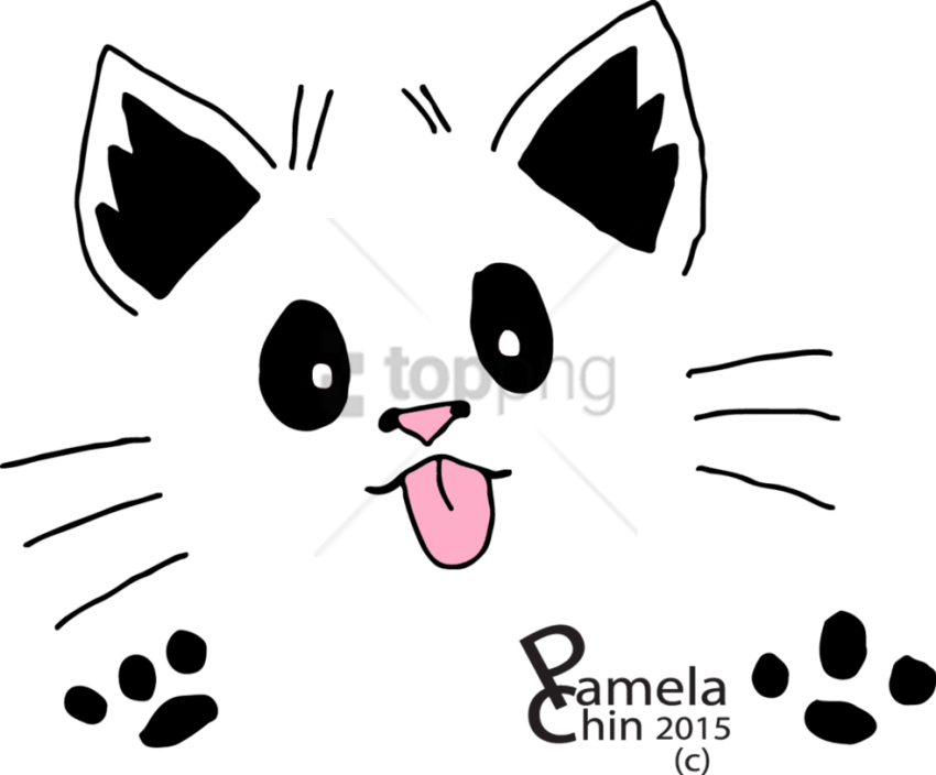 Free Png Download Face Cat Png Images Background Png - Cat Svg Free Face (850x704), Png Download