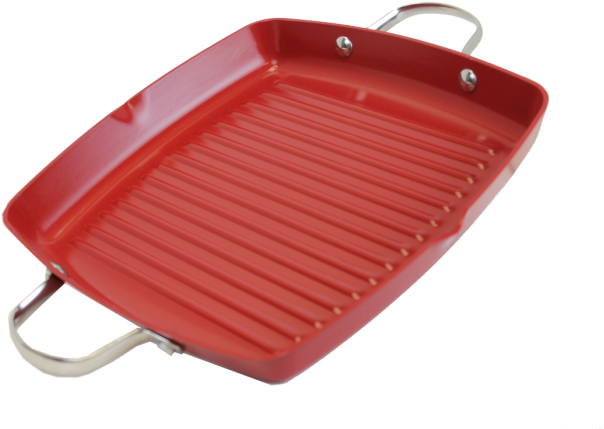 Hamilton Beach Non Stick 11 Inch Bbq Skillet - Roasting Pan (700x467), Png Download