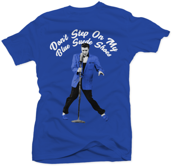 Blue Suede Shoes Elvis Presley Tee - Bobby Fresh Friday The 13th Tee (578x600), Png Download