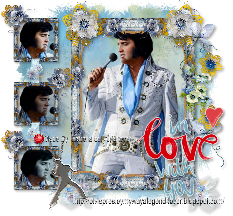 Elvis Presley In Love With You - Poster (791x734), Png Download
