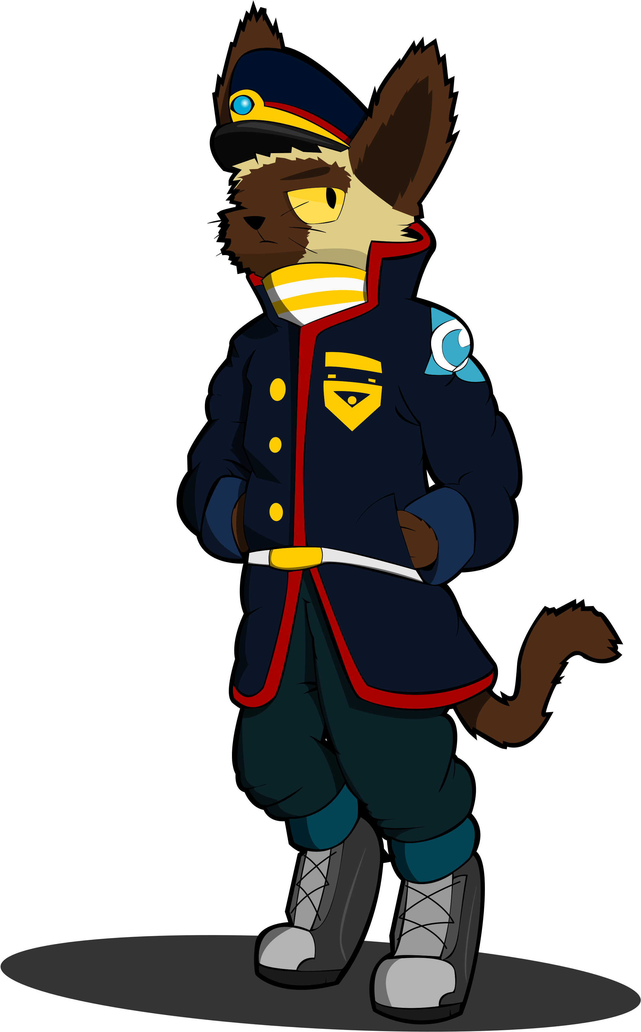 Commissioner Misuit - Cartoon (2224x3561), Png Download