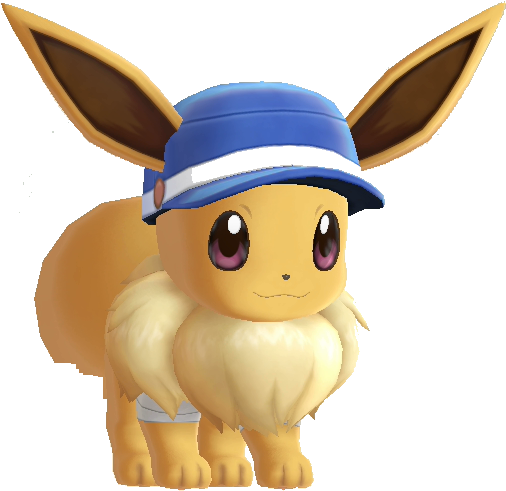 Let's Go Eevee Haircut (600x600), Png Download