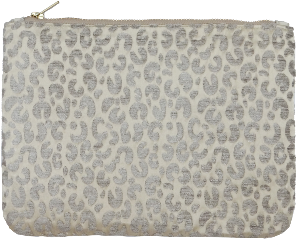 Olivia Clutch In Snow Leopard / Laptop Case - Bag (1024x823), Png Download