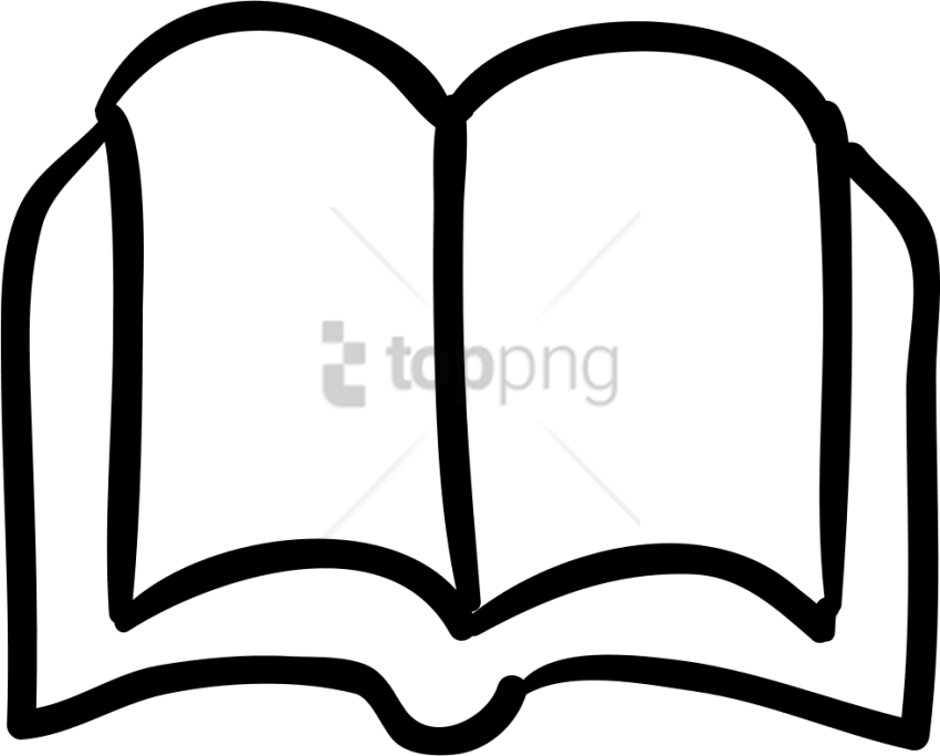 Free Png Download Hand Drawn Book Icon Png Images Background - Hand Drawn Book Icon (850x683), Png Download