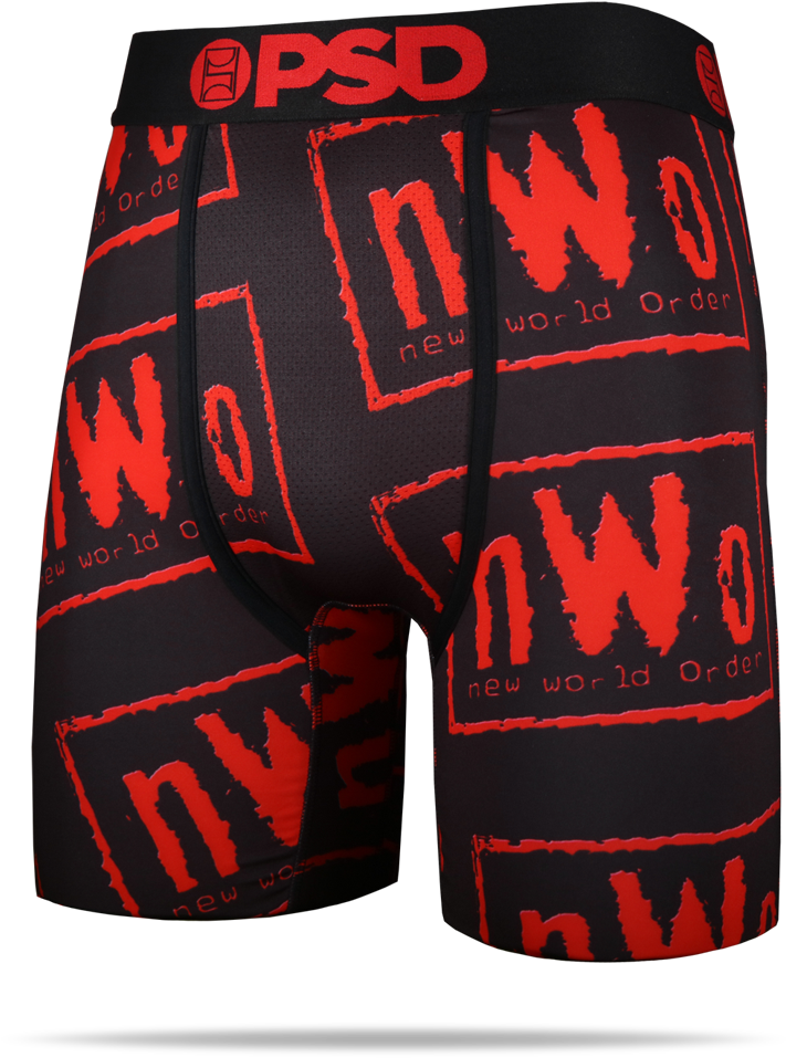 N - W - O - - Wwe Men's Boxer Brief (1024x1024), Png Download