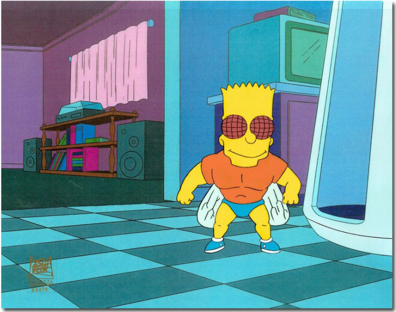 Bart Simpson - $640 - 00 - The Simpsons - Illustration (800x800), Png Download