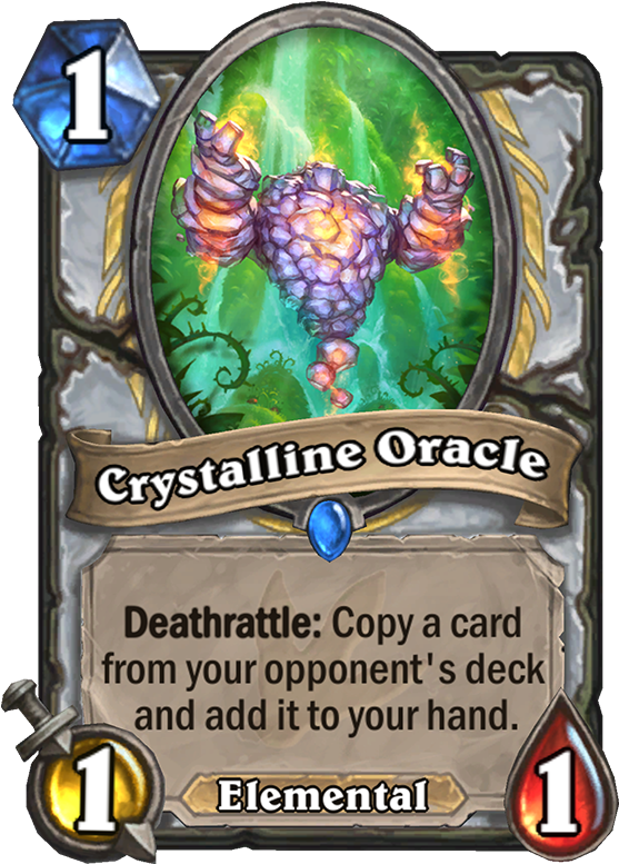 567 X 811 5 - Crystalline Oracle Hearthstone (567x811), Png Download