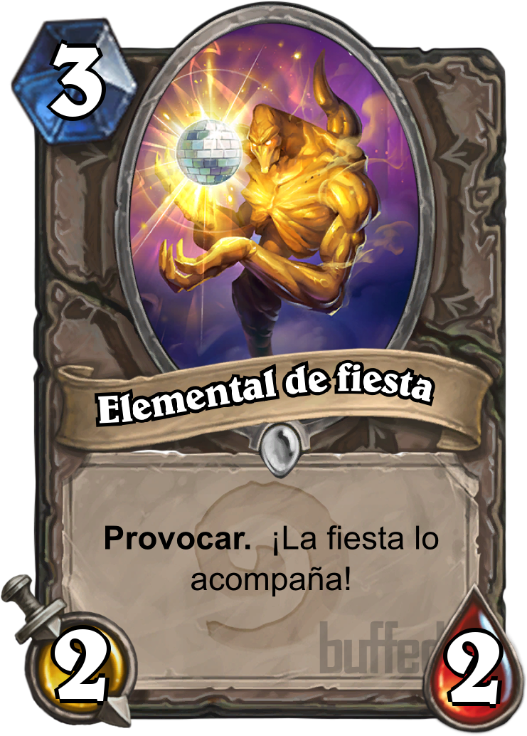 Elemental De Fiesta - Hearthstone Enfurecer (744x1073), Png Download