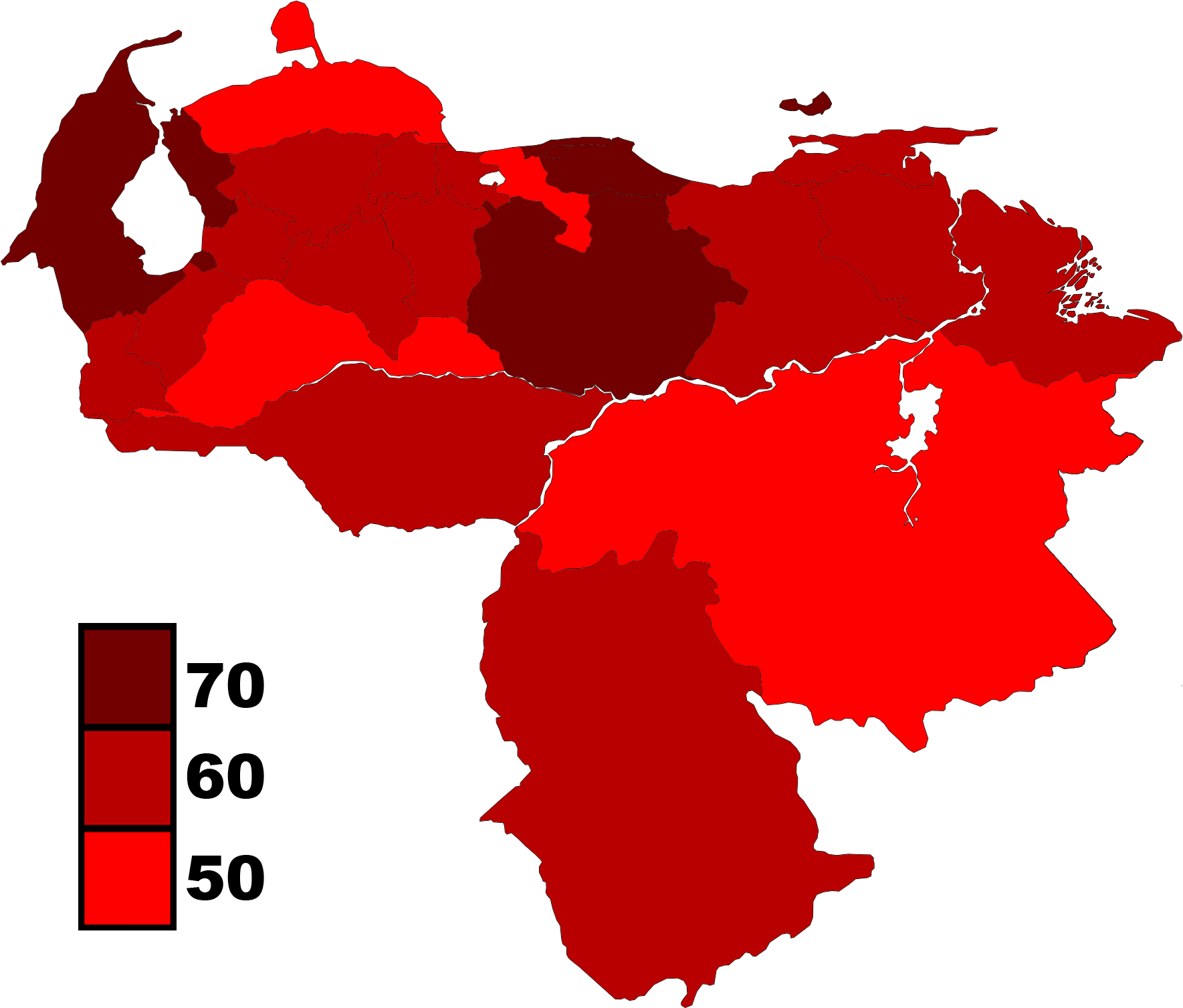 Resultados Presidenciales Venezuela 2018 - Capital Of Venezuela On Map (1808x1507), Png Download