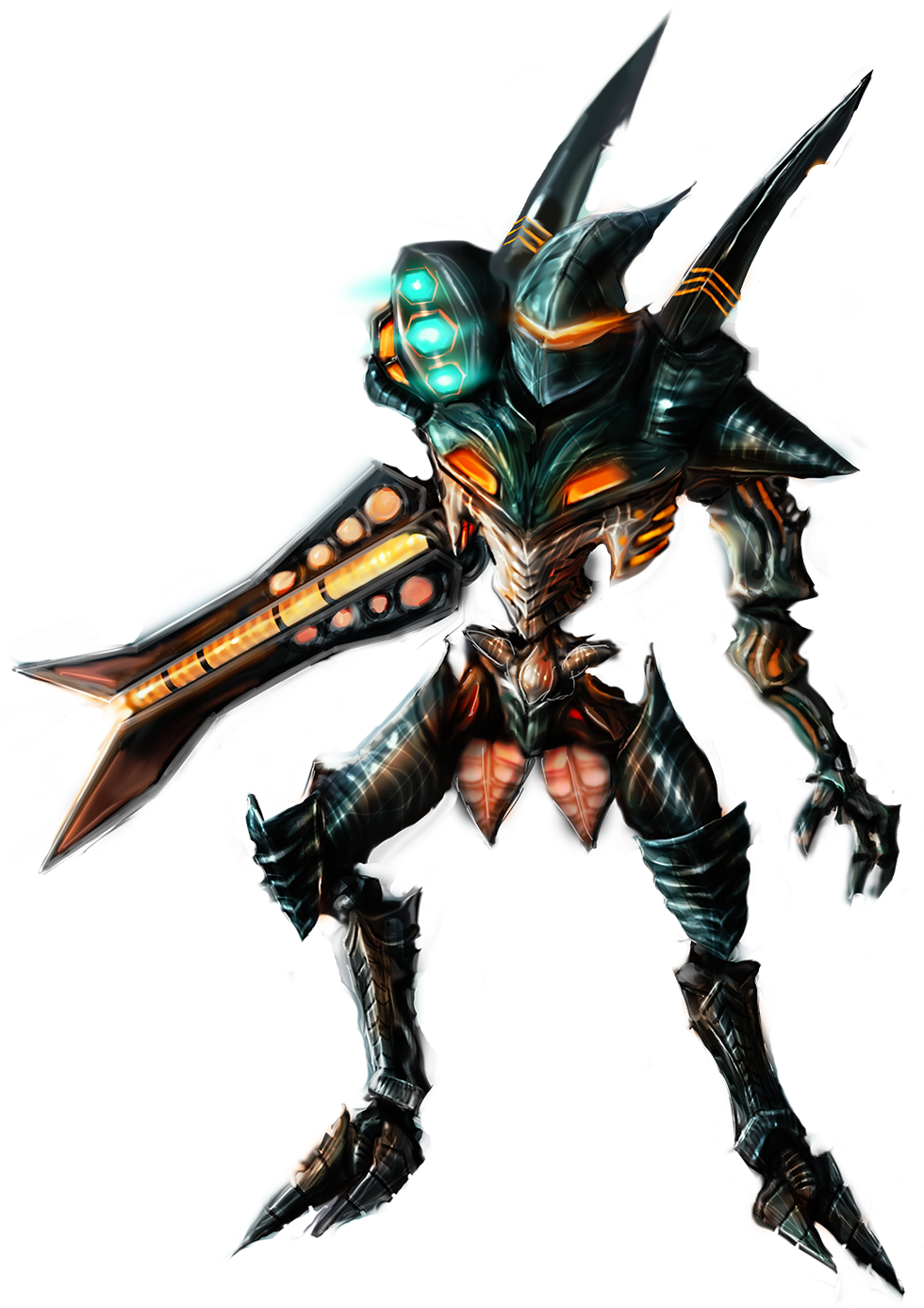 Metroid Database - Action Figure (980x1387), Png Download