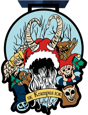 Krampus 5k & 10k - Skateboarding (800x400), Png Download