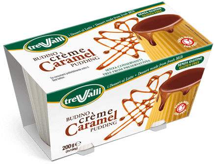 Crème Caramel Pudding - Carton (600x600), Png Download