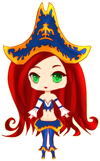 Miss Fortune League Of Legends - Illustration (453x692), Png Download