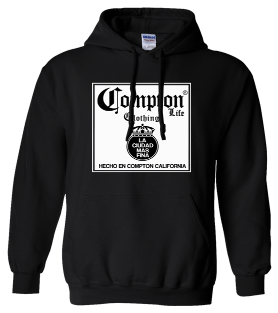 Compton Familiar Hoodie - Information Technology T Shirt Design (582x673), Png Download