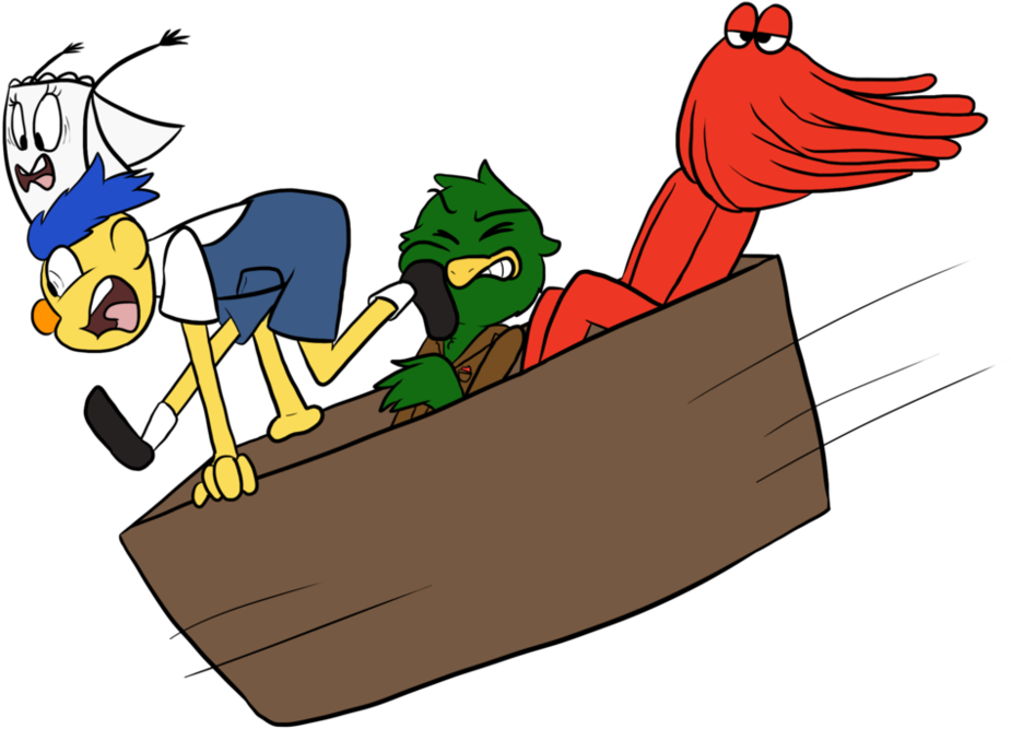 Adventure Awaits By Luckynight48 Dont Hug Me, Im Scared, - Cartoon (998x801), Png Download