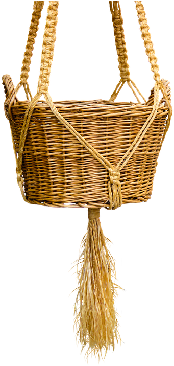 Basket Wicker Basket Isolated Weave Craft Wicker - Shoulder Bag (574x720), Png Download