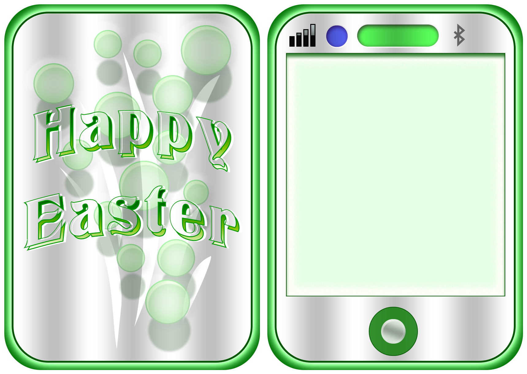 Iphone Happy Easter Card - Mobile Phone Case (1740x1240), Png Download