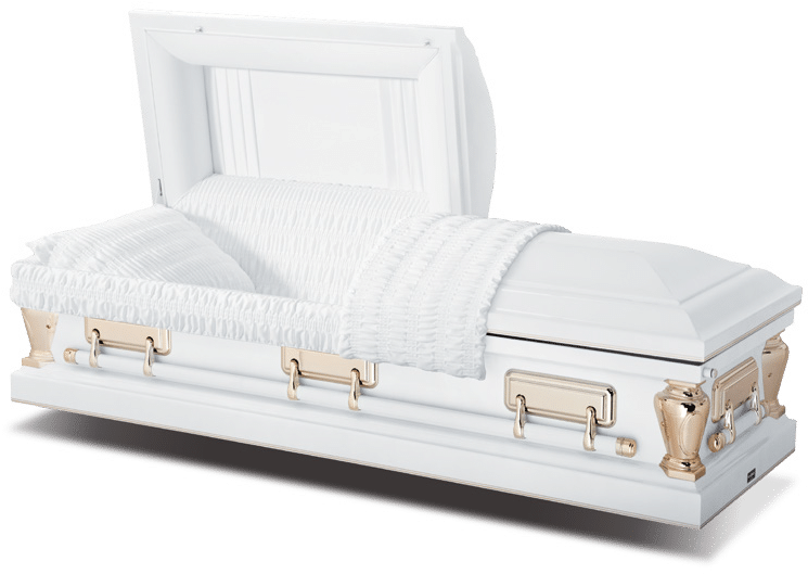 Ammen Family Virgo White Casket - Drawer (865x657), Png Download
