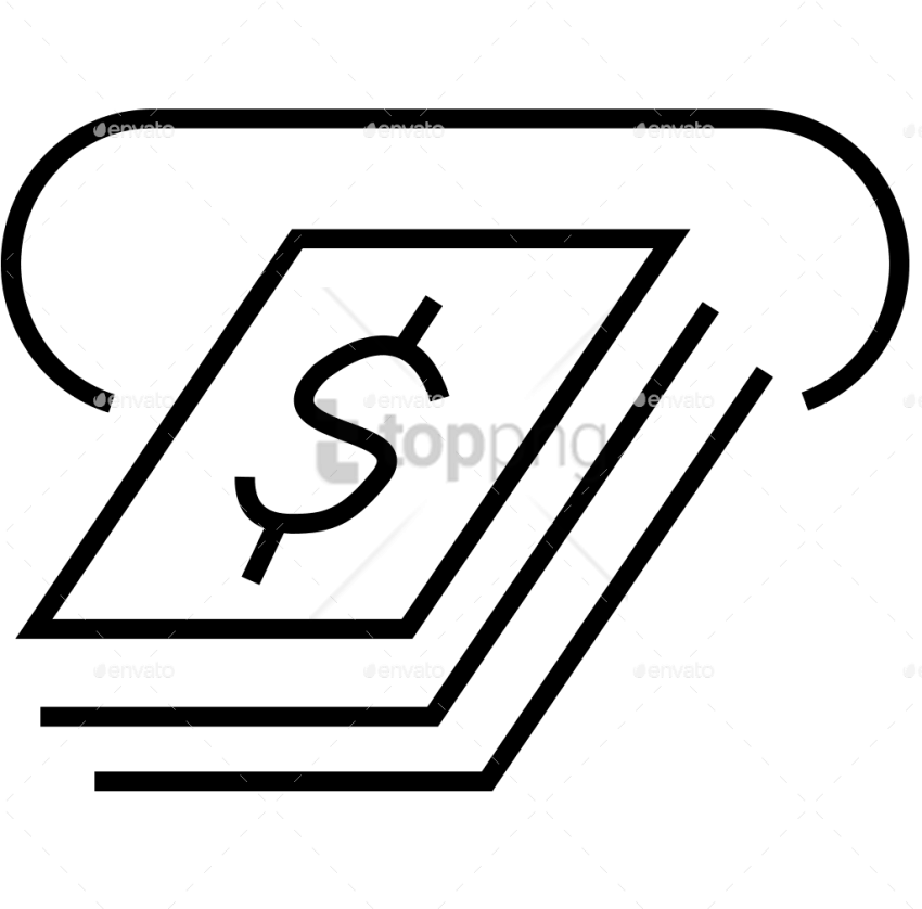 Free Png 30 Finance Line Icons Png (850x838), Png Download